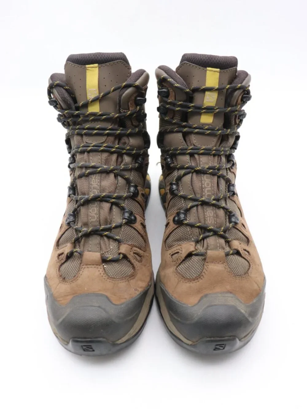 Salomon Quest 4D GTX Hiking Boots Men's 9.5 Brown Waterproof Gore-Tex Trail Boot